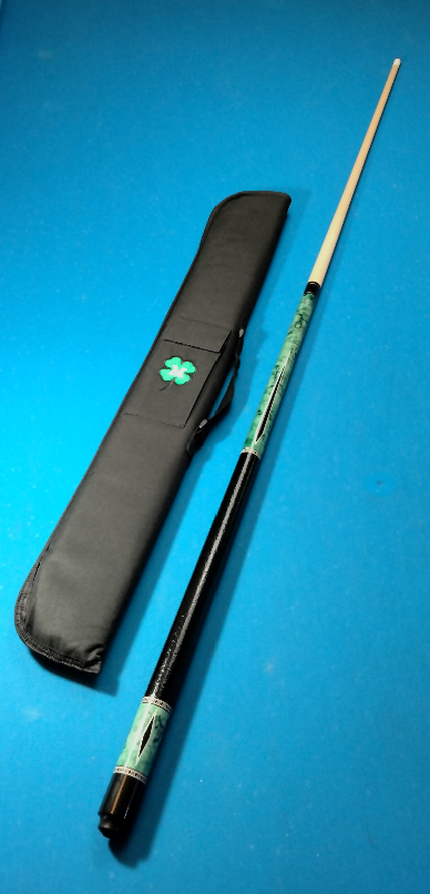 McDermott Lucky L55 Pool Cue – 19oz, Blue Burl, Includes Branded Case