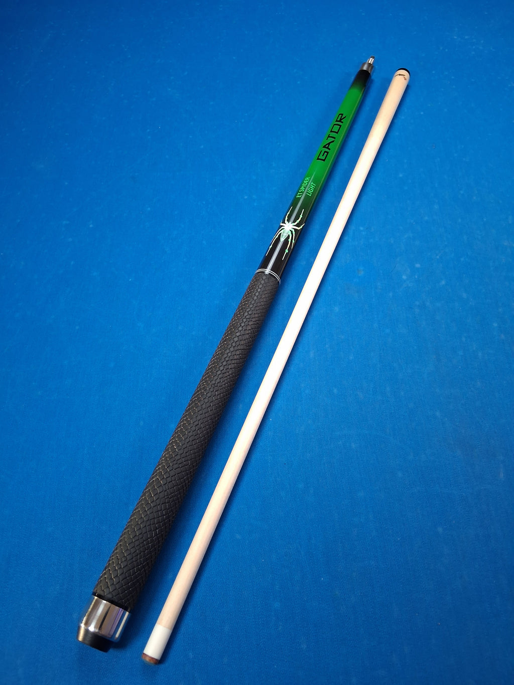 Champion Green Spider Pool Cue / Radial Joint