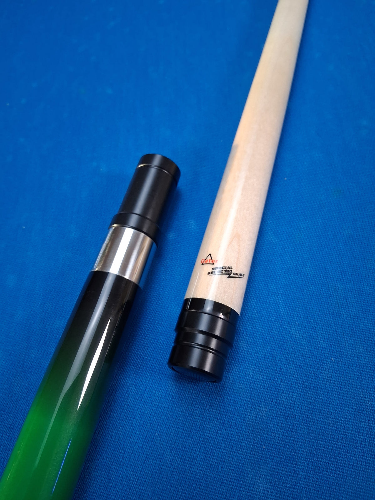 Champion Green Spider Pool Cue / Radial Joint