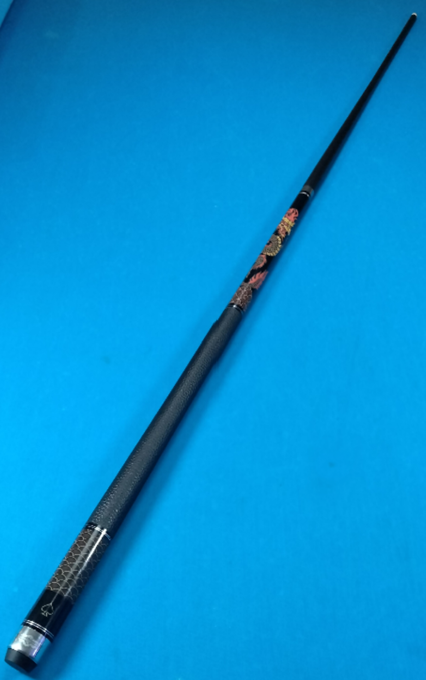The Champion NDL-3K Fire Dragon Carbon Fiber Uni-Loc 60" Pool Cue