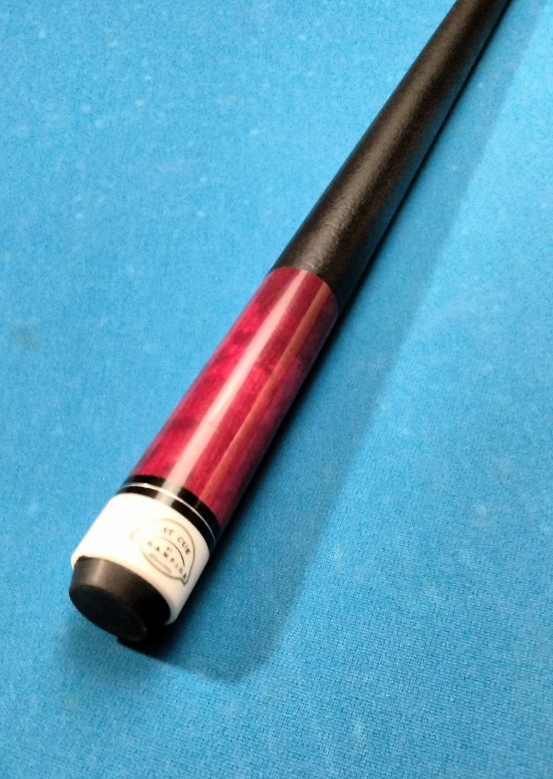 Champion ST14 Pool Cue – Burgundy | 12.5mm Pro Taper Shaft