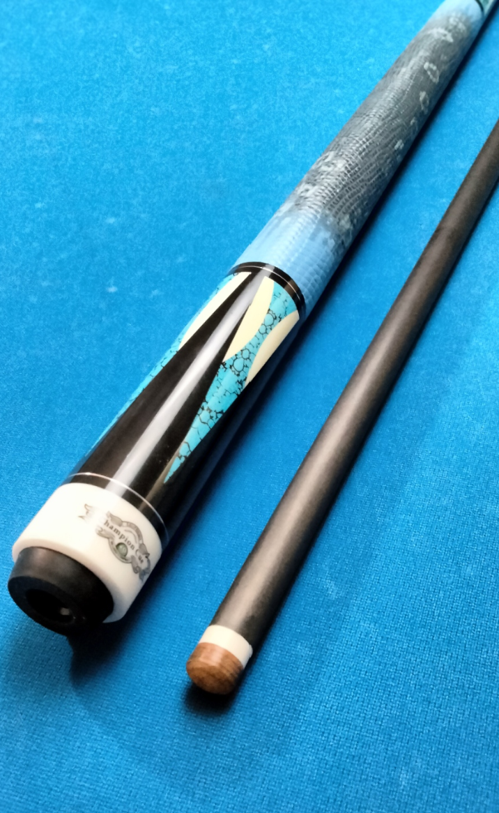Champion H3 Carbon Fiber Pool Cue | 12.4mm Uni-Loc | Tiger Tip