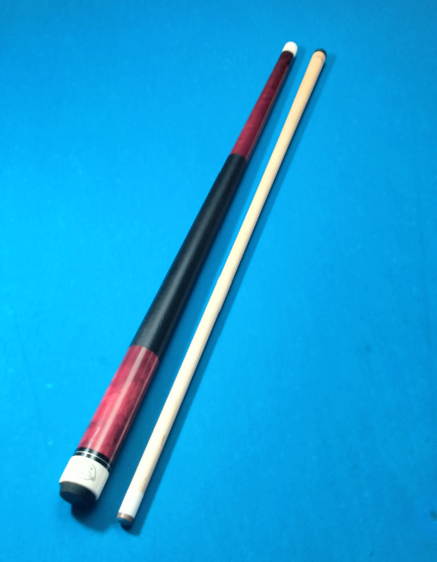 Champion ST14 Pool Cue – Burgundy | 12.5mm Pro Taper Shaft
