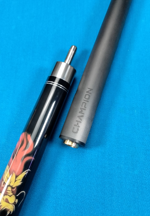 The Champion NDL-3K Fire Dragon Carbon Fiber Uni-Loc 60" Pool Cue