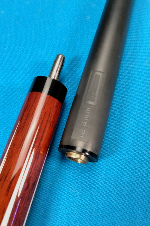 The Jester 12.4mm Carbon Fiber Uni-Loc Pool Cue by Champion