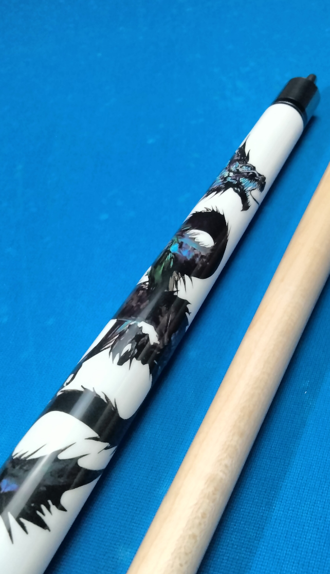 Champion DL2 Ice Dragon 12.5mm Uni-Loc Pool Cue + Joint Protectors