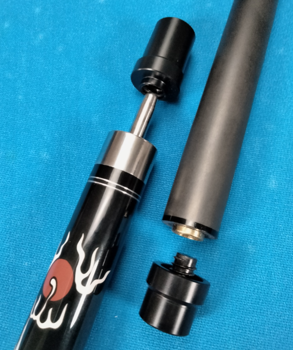 The Champion NDL-2K Dragon 12.4mm Carbon Fiber Uni-Loc Pool Cue