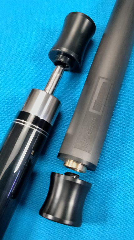 The Champion NDL-3K Fire Dragon Carbon Fiber Uni-Loc 60" Pool Cue