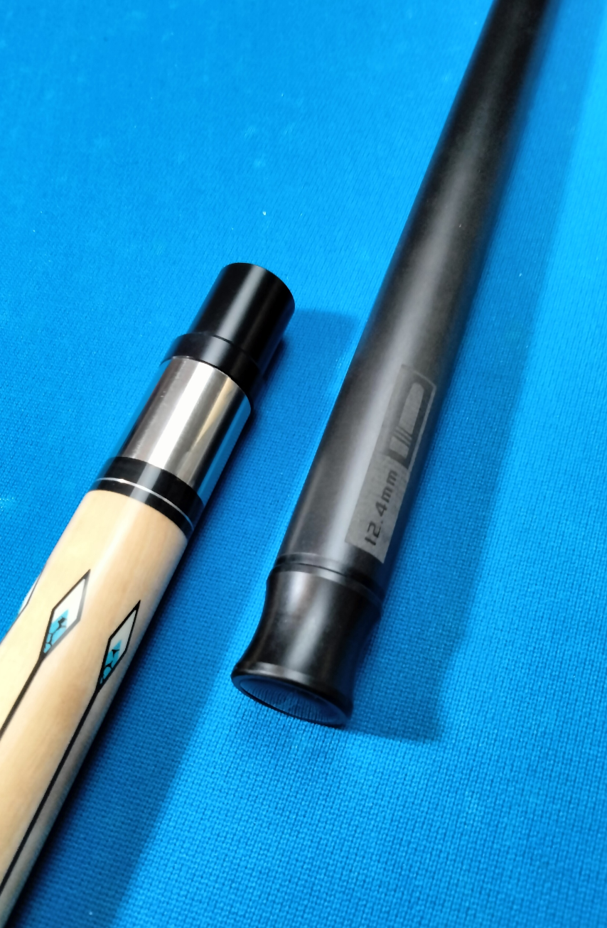 Champion S7-6 Carbon Fiber Pool Cue | 12.4mm Uni-Loc | Tiger Tip