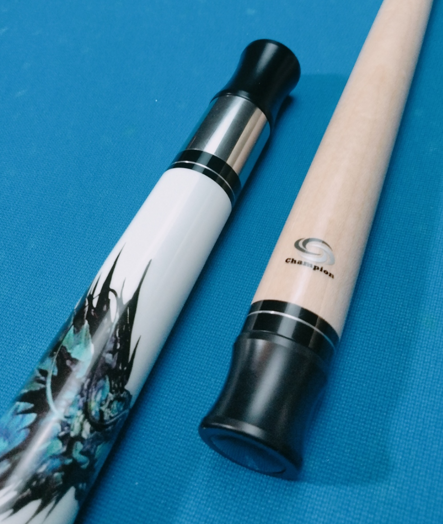 Champion DL2 Ice Dragon 12.5mm Uni-Loc Pool Cue + Joint Protectors