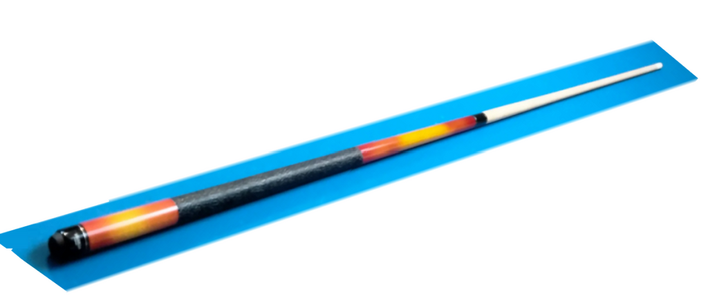 Valhalla by Viking VA238 Sunburst pool cue on blue felt