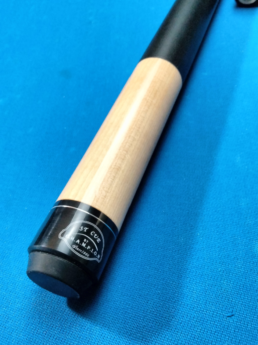 Champion ST14 Pool Cue – Natural | 12.5mm Pro Taper Shaft
