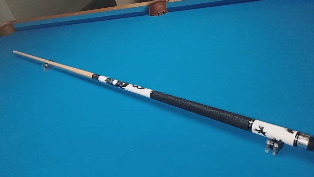 Champion DL2 Ice Dragon 12.5mm Uni-Loc Pool Cue + Joint Protectors