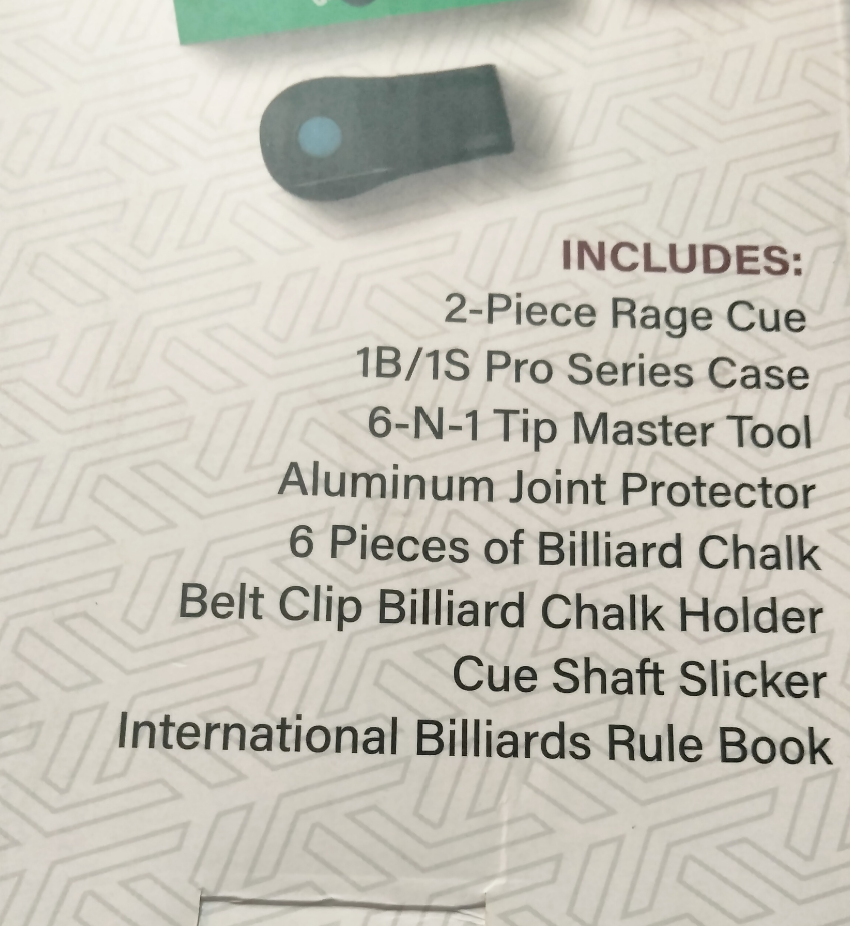 Rage Max Special Edition Billiard Cue Kit